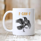 🏆Rebajas relámpago💥Taza divertida con pollo F-Caw-F