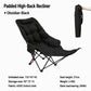 🏕️✨Silla plegable, portátil y ajustable para uso al aire libre: ligera, resistente y versátil