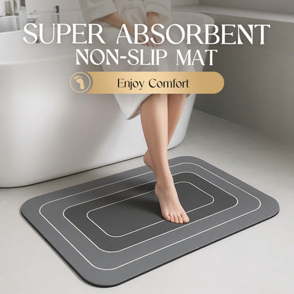 🛁 Alfombrilla de Baño Antideslizante y Superabsorbente – Ultrasuave y de Secado Rápido para un Hogar Seguro ✨💧