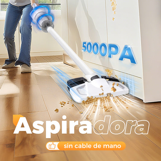 🧹Aspiradora de Mano Inalámbrica - Potente Succión 15KPA & 30 Minutos de Uso con 4 Accesorios para Coches y Hogar 🚗🏠