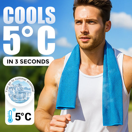 ⏰ ¡ÚLTIMO DÍA! Compra 1, Lleva 1 GRATIS ❄💦 Toalla refrescante anti sudor frío — ¡úsala donde y cuando quieras! Reutilizable, suave, absorbente, portátil