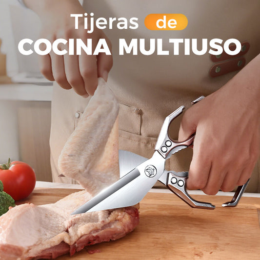 Tijeras de cocina multifuncionales para uso intensivo