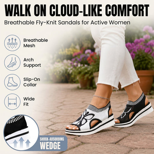 📢 Sandalias de Plataforma con Punta Abierta para Mujer – Ligeras, Acolchadas y Perfectas para Días Soleados y Vacaciones 🌴✨