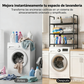 🏠 Estante Organizador para Baño y Lavandería – Sin Taladrar, Fácil de Instalar y Ahorra Espacio ✨🛁👕