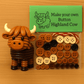 🎨 Adornos de animales con botones para hacer tú mismo: kit de manualidades creativas para niños, desarrolla la motricidad fina y la creatividad 🧵📦