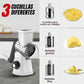 🔥2026 Venta de cocina🔥Rallador manual multifuncional giratorio y picadora 🚀🥕