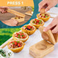🍌 Prensa 2 en 1 de madera para tostones y plátanos