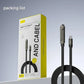💥 Cable cargador con soporte invisible 2 en 1: cable de carga rápida de 240 W con soporte para teléfono integrado.