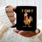 🏆Rebajas relámpago💥Taza divertida con pollo F-Caw-F