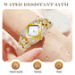 ⏳Oferta por Tiempo Limitado⌛ Reloj de Cuarzo para Mujer Estilo Retro con Estrases Brillantes