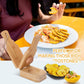 🍌 Prensa 2 en 1 de madera para tostones y plátanos