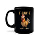 🏆Rebajas relámpago💥Taza divertida con pollo F-Caw-F