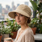 👒☀️ Sombrero de Sol con Abertura para Cola de Caballo – Transpirable, Ajustable y Ligero para Mujer 🎀🌿