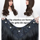 Extensiones de cabello con clip en forma de U con efecto de ondas de agua