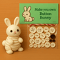 🎨 Adornos de animales con botones para hacer tú mismo: kit de manualidades creativas para niños, desarrolla la motricidad fina y la creatividad 🧵📦