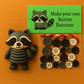 🎨 Adornos de animales con botones para hacer tú mismo: kit de manualidades creativas para niños, desarrolla la motricidad fina y la creatividad 🧵📦