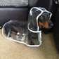 Chubasquero transparente para perros