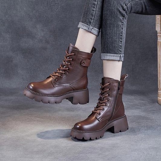 Botas de Cuero Cómodas para Mujeres