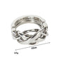 Dificultad elevada: anillo de rompecabezas de metal, solo para mentes con un CI superior a 120.