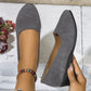 Elegantes zapatos de cuña con tacón bajo antideslizantes y ligeros
