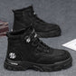 Zapatos de trabajo para hombre con hebilla giratoria, impermeables, antideslizantes, cómodos y transpirables.