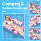 Sillón flotante inflable con rayas para piscina