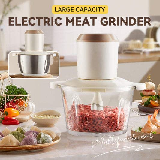 🥩⚡ Molinillo de Carne Eléctrico de Gran Capacidad – Potente, Rápido y Fácil de Usar | Ideal para Cocina Familiar y Preparaciones Caseras 🍔🌮