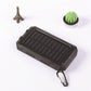 Banco de Energía Portátil de 20000mAh con Cargador Solar y Linterna LED.