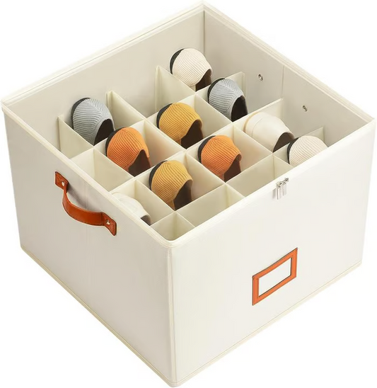 💥Organizador de zapatos de tela, caja de almacenamiento.