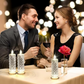 Velas LED de cristal: románticas luces nocturnas de mesa