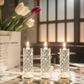 Velas LED de cristal: románticas luces nocturnas de mesa