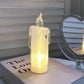 Velas LED de cristal: románticas luces nocturnas de mesa