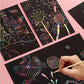 🔥Gran oferta navideña🌈✍️Papel mágico para rascar arcoíris