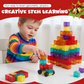 Juego de bloques de construcción magnéticos para niños