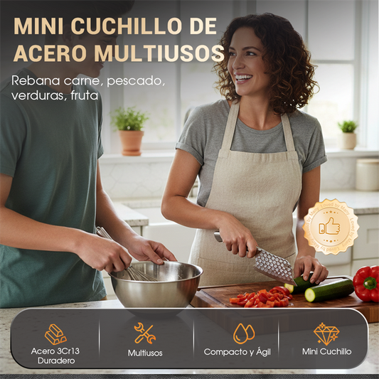 Mini Cuchillo de Acero Multiusos