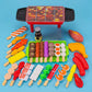 🎁 Regalo Navideño Perfecto: Set de Parrilla BBQ Realista para Niños con Comida de Juguete ✨