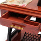 Mini Caja de Música en Forma de Máquina de Coser de Madera