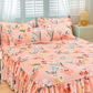 📢 Juego de 3 Piezas de Falda de Cama con Volantes 🛏️