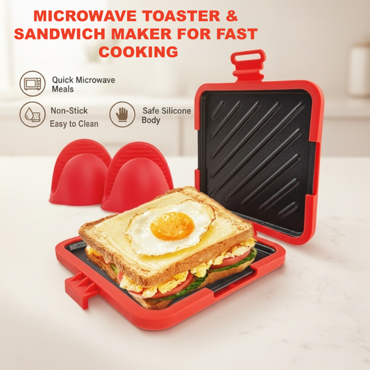 🔥Novedades 2026🔥Tostadora y sandwichera con microondas para cocinar rápidamente