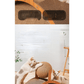 🐱Bola Rascadora de Sisal Natural para Gatos con Almohadilla de Cartón – Duradera, Satisface el Rascado y Protege los Muebles 🧶