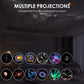 🌌Proyector de Luz Nocturna HD de Galaxia y Océano🥳Dos modos, películas intercambiables y alimentación por USB