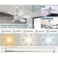 🌬️ Ventilador de Techo 2 en 1 – Portátil, Con Luz y Control Remoto para Máxima Comodidad ✨💡