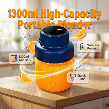 Licuadora portátil de alta capacidad de 1300 ml