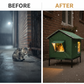 🐱Casita elevada para gatos de exterior – impermeable, aislada y plegable. Refugio resistente a la intemperie! 🌧️✨