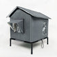 🐱Casita elevada para gatos de exterior – impermeable, aislada y plegable. Refugio resistente a la intemperie! 🌧️✨