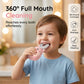 Cepillo de dientes eléctrico automático para niños con forma de U