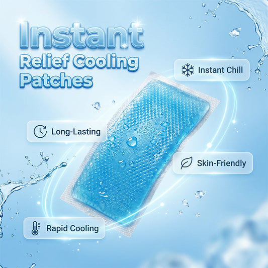 ❄️ Parches refrigerantes instantáneos: ¡refrescate al instante y mantén la frescura durante horas! 🧊