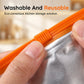 Bolsas de almacenamiento reutilizables de papel de aluminio con cierre
