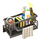 Escurridor de fregadero multifuncional para organización de cocina
