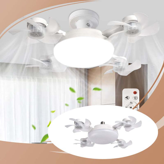 Ventilador de techo con luz LED y mando a distancia